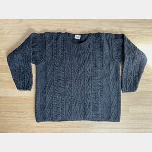 Vintage Bonner of Ireland Wool Classic Cable Knit Pullover Sweater Top size XL